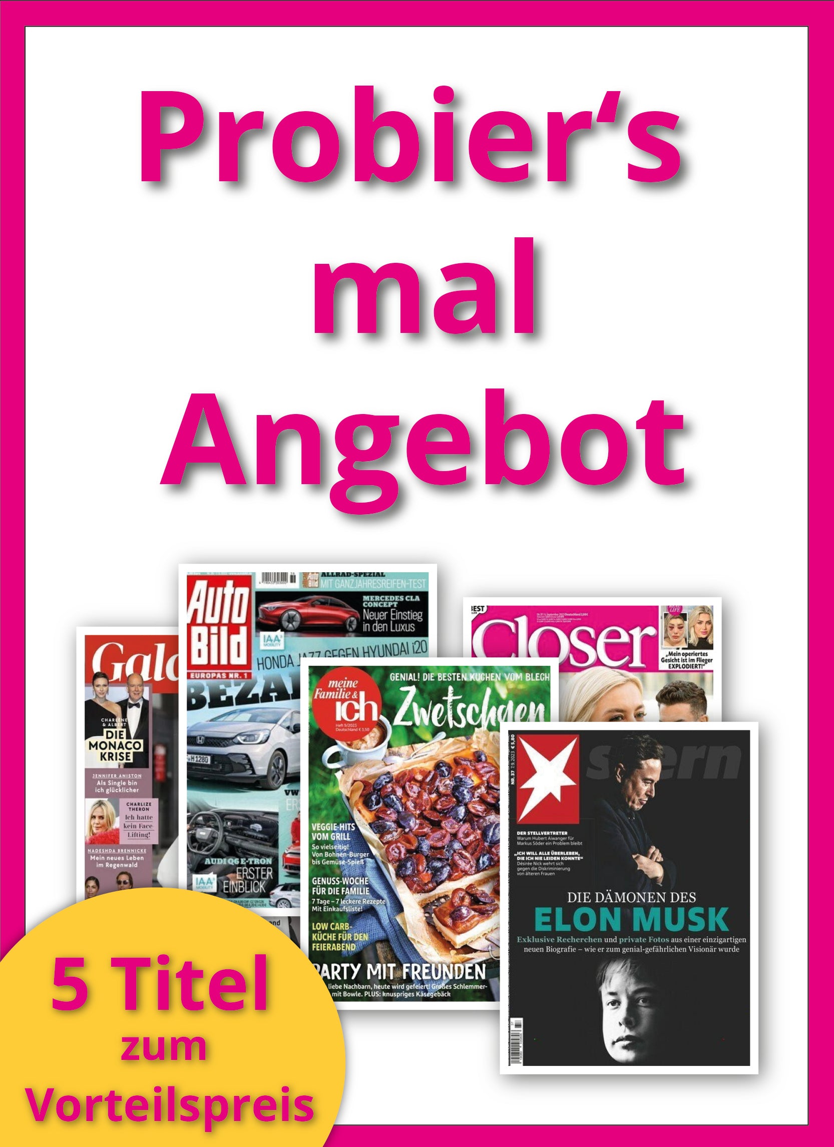 Probier's mal Angebot