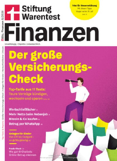Stiftung Warentest Finanzen ST